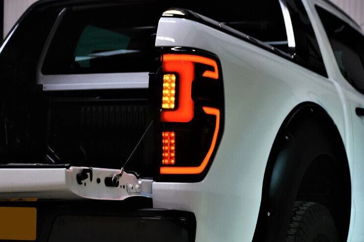 Rear Lights for Ford Ranger LED Smoked - Dynamic Style Tail Lights 2012-2022