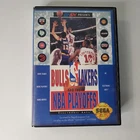 Bulls vs. Lakers and the NBA Playoffs (Sega Genesis, 1991) Complete With Manual