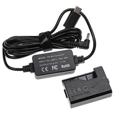 Chargeur USB pour Canon EOS 1100D 2000D 1200D 4000D 1300D Kiss X70 Kiss X50 2m