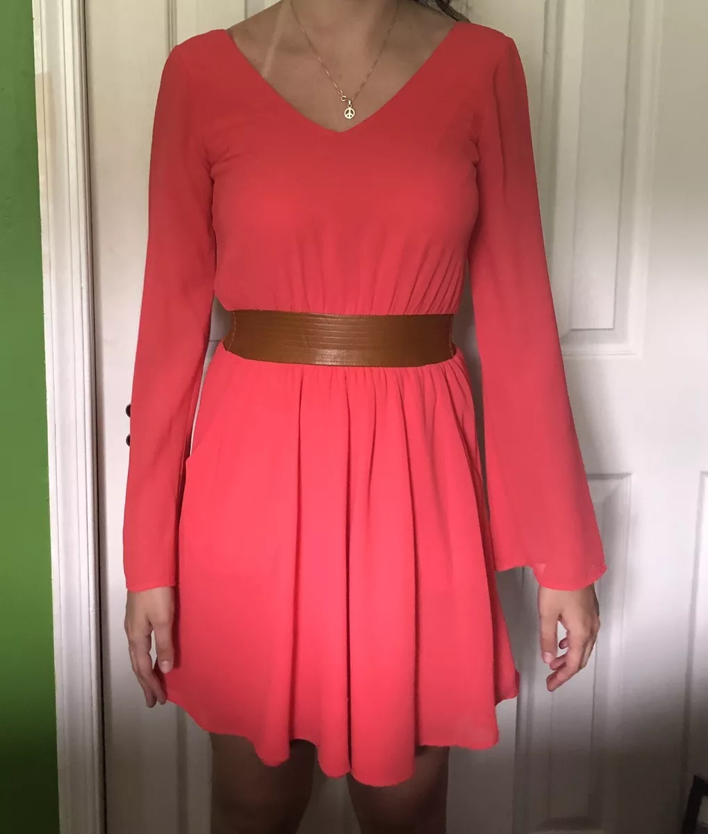 Charlotte russe hot pink dress sales