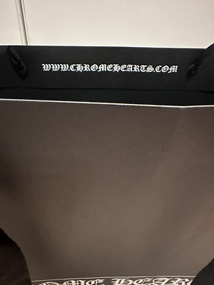 AUTHENTIC CHROME HEARTS LARGE White Or BLACK PAPER SHOPPING GIFT