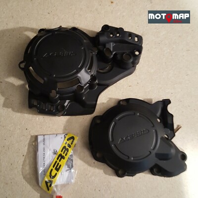 Protezioni Carter Motore Ktm Exc 250 Tpi Exc 300 Tpi 2020 Nero