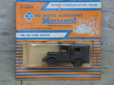 Roco Minitanks / (NEW) 1/87 WWII US Dodge 3/4 T 4x4 Radio Truck
