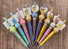 Custom beaded pens. Princess Gifts. Basket filler. Journal. Teen. Disney. Party