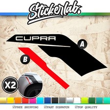 2X Wing CUPRA SideBurns, LEON, IBIZA, AROSA, TDI, R, FR, K1, SPORT (APR style)