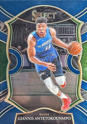 2020-21 Select Blue GIANNIS ANTETOKOUNMPO Milwaukee Bucks
