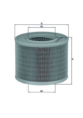 Knecht LX986 Luftfilter FüR Saab 9-5 2.0-3.0D 09.97-12.09-image