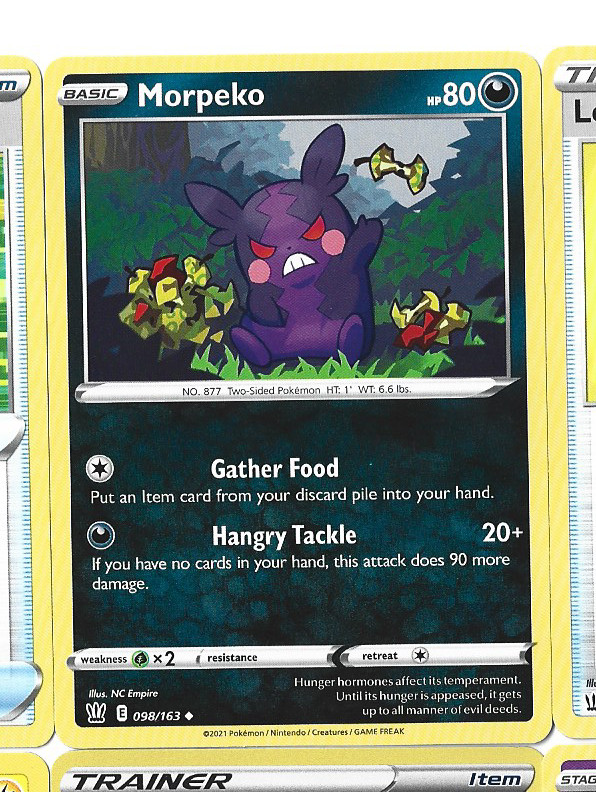 MORPEKO - 98/163 - Pokemon Sword & Shield - Battle Styles