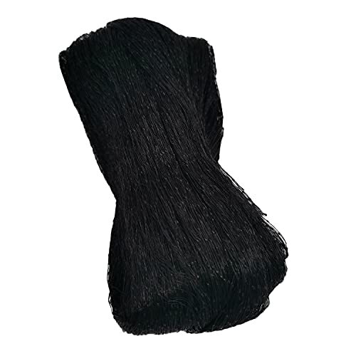Filet anti oiseaux 4m x 10m LINSOCLE en maille nylon noire pour jardin