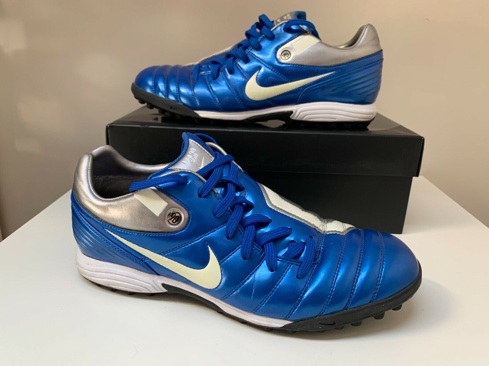 Autónomo Posicionamiento en buscadores hélice Entrenadores de interior NIKE AIR ZOOM TOTAL 90 TURF SUPREMACY FG 10 11 45  azul | eBay