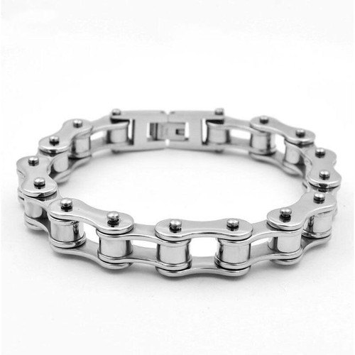 Punk Mens Bracelets,Biker Bicycle Motorcycle Multicolor Chain Link Bracelets - Picture 9 of 76