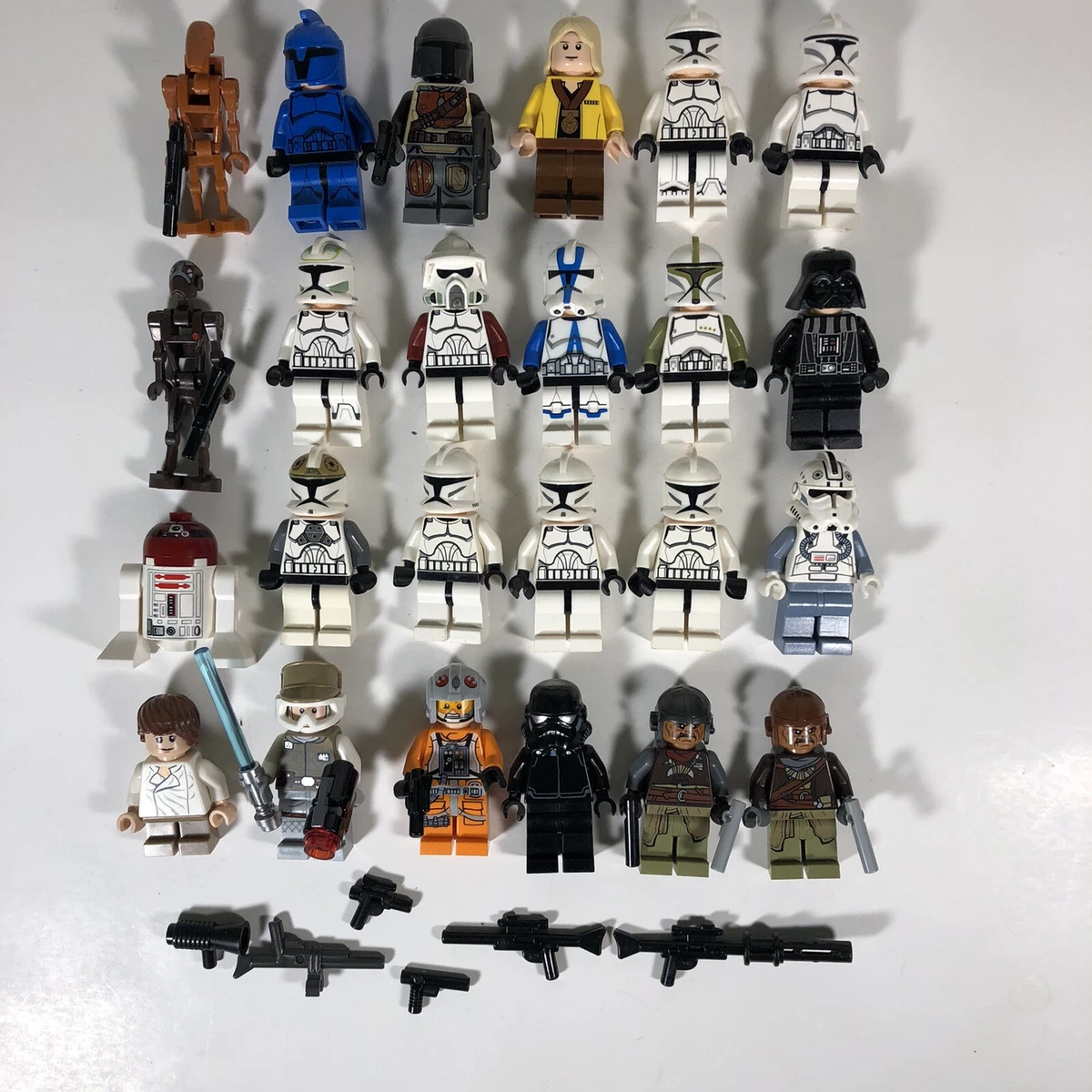 lego Star Wars Minifigure lot Clone Trooper Droid Mandalorian Darth Vader