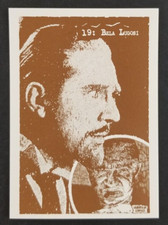 Bela Lugosi 1993 Hollywood Horrors Monster Actor Card #19 (NM)