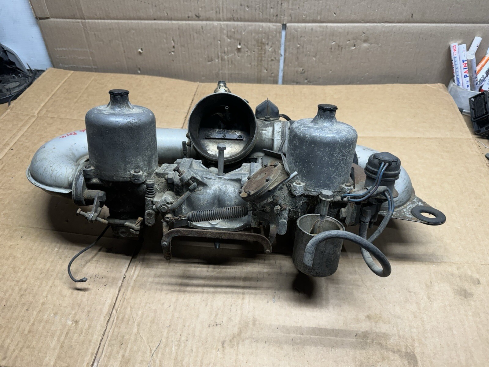 1977-1980 Rolls Royce Engine Intake Manifold W Throttle Body OEM