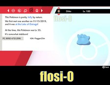 6IV Shiny Ditto Japanese or English Pokemon S...
