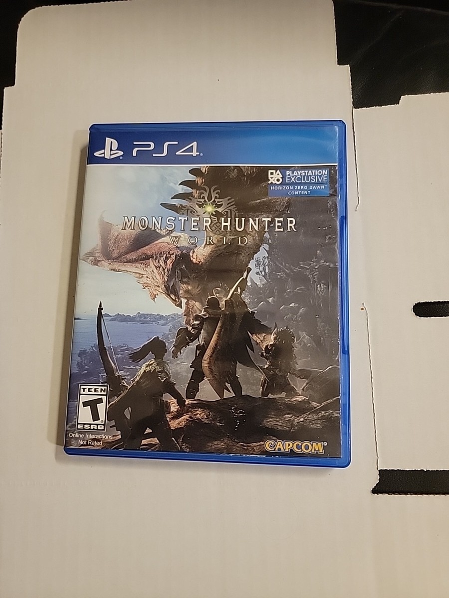 Monster Hunter World Sony PlayStation 4, PS No Manual