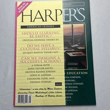 Harper's Magazine Fall 2001/ Education Issue, Christina Nehring
