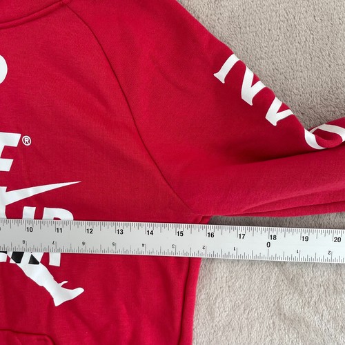 Air Jordan Nike Junior Hoodie Boys Small 8-10 years Gym Red Jumpman Logo NWT - Picture 7 of 10