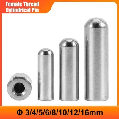 Dowel Pins Cylindrical Pin Female Thread A2 Stainless Steel Φ3/4/5/6/8/10/12/16