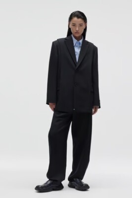 ZARA Adererror  Navy Trouser Pants Wool Blend Size XS, NWT