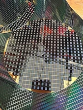 Qty 10 8 inch Silicon Wafer  On Semi Semiconductor in Container