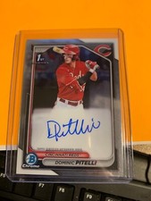 2024 BOWMAN CHROME DOMINIC PITELLI 1ST BOWMAN AUTOGRAPH