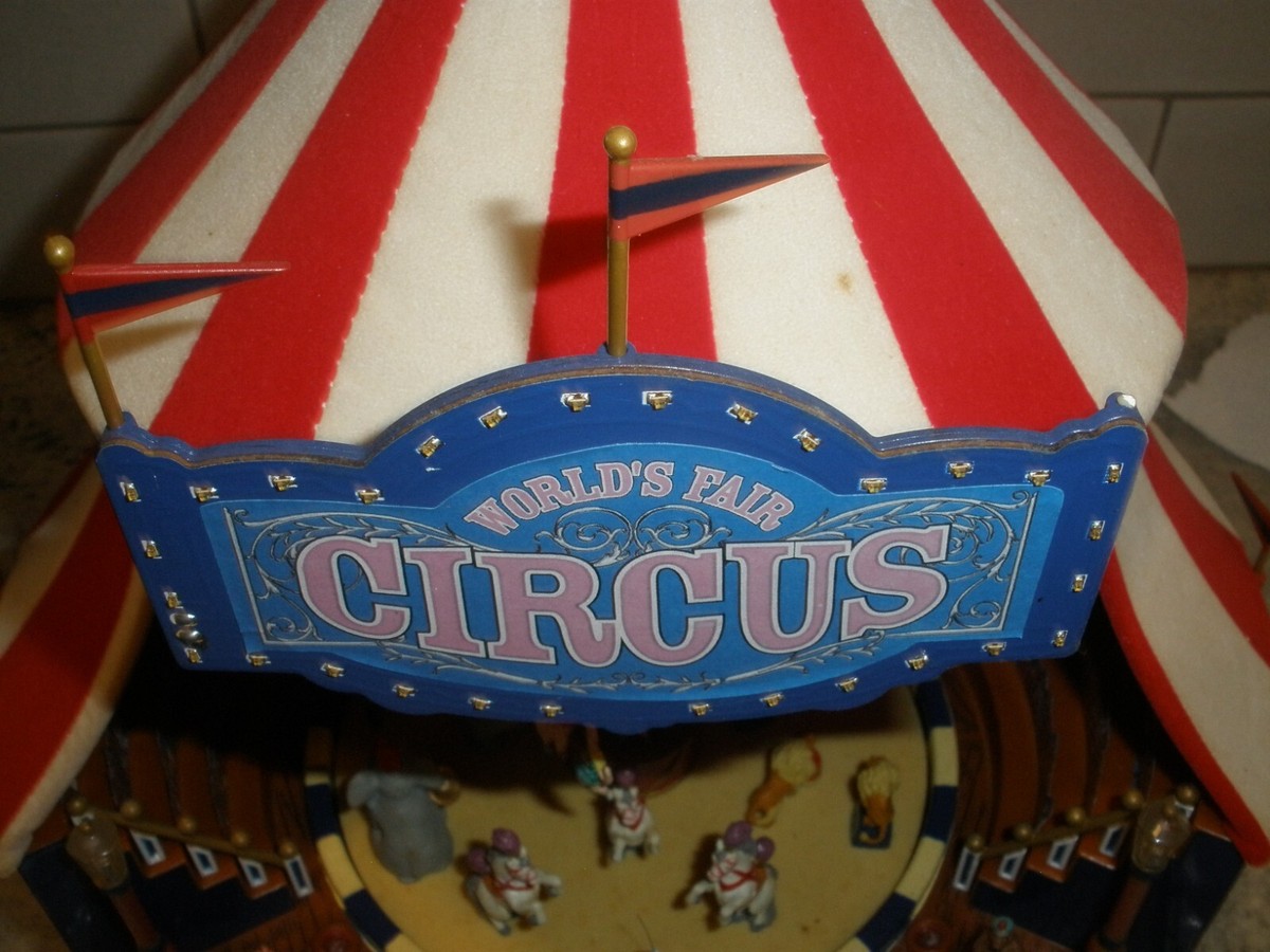 MR CHRISTMAS GOLD LABEL COLLECTION WORLD'S FAIR BIG TOP MR CHRISTMAS GOLD LABEL COLLECTION WORLD'S FAIR BIG TOP