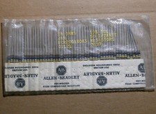5 Allen-Bradley Carbon Composition Resistor RCR20G180KS 18 Ohm 0.5W 1/2W 10% USA