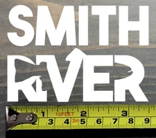 Smith River Sticker Decal Fly Fishing Montana Trout Abel Ross Reels Scott