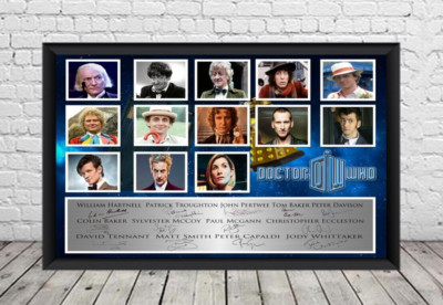 Doctor Who Signed Photo Print Poster Autographed Memorabilia | eBay UK
