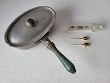 Siringa Ico Rose con bollitore sterilizzatore Anni '50 Vintage
