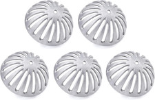 Durable Aluminum Floor Sink Strainer Cover - 5 Pack for Home Restaurant