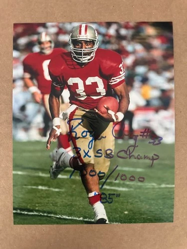 Roger Craig signed SAN FRANCISCO 49ERS 8 X 10 photo
