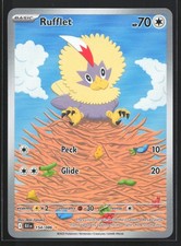 Pokemon Rufflet 154/086 Black Bolt Illustration Rare Holo NM