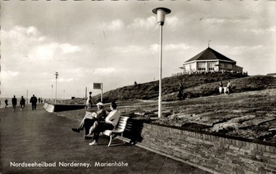 Postcard North Sea resort Norderney East Frisia, North Sea spa Marienhöhe - 5067765