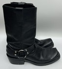 Durango Harness Square Toe Motorcycle Boots Black Mens Size 10M DB510 Biker
