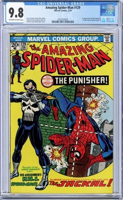 1974 Marvel Comics Amazing Spider-Man 129 CGC 9.8 1st Appearance
