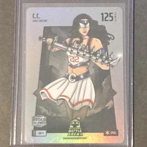 Caitlin Clark Inspired Bo Jackson Battle Arena   CC Steel Silver Battle Foil 