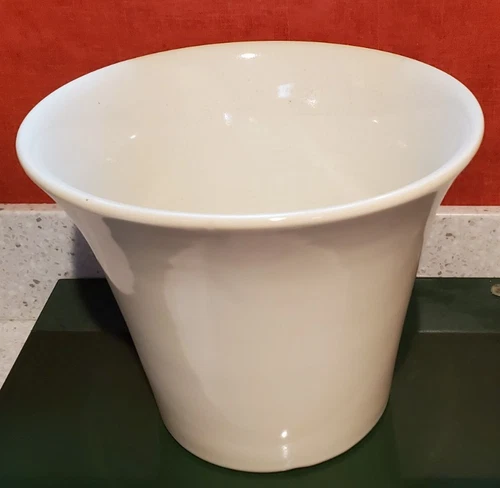 MCM Vintage Bauer Pottery Mid Century Modern White Spanish Style Planter Size #7