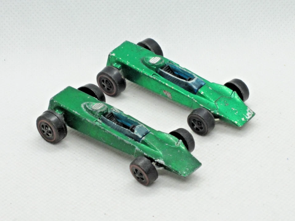 Redline Hot Wheels - Lotus Turbine Lot of 2 - Green (Lighter & Darker) - Image 2 of 4