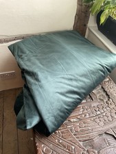 Marks And Spencer Forest Green Velvet Pencil Pleat Curtains