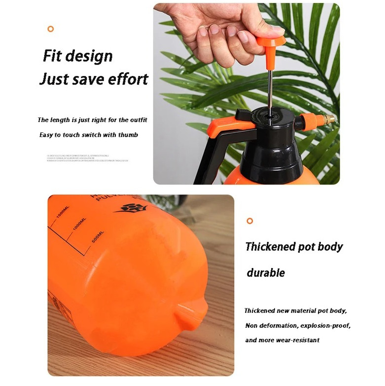 2pcs High-Pressure Garden Watering Can – Thickened Pneumatic Spray Bottle - NEW
