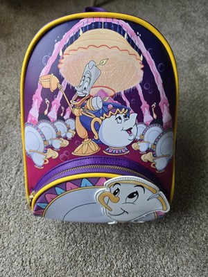 Loungefly Disney Beauty and the Beast Be Our Guest Exclusive Mini Backpack New