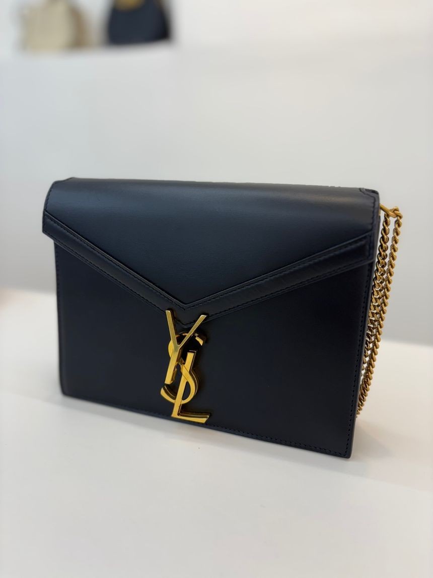 Borsa a tracolla Saint Laurent Cassandra nera 5327500SX2W 123525035