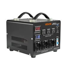 VEVOR 6000VA Voltage Converter 110V/220V Step Up/Down Transformer