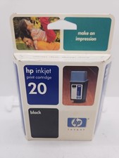 HP Genuine Original Inkjet Print Cartridge 20 Black For HP Printer Model 20