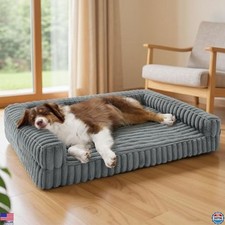 Bedsure Large Orthopedic Dog Bed - Waterproof Memory Foam, Non-Slip, Washable