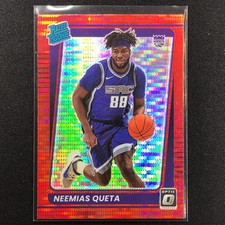 2021-22 Donruss Optic NEEMIAS QUETA Rated Rookie Red Pulsar #156