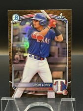 2025 Bowman Chrome Reptilian Refractor #BCP-88 Jesus Lopez Rangers RC JA