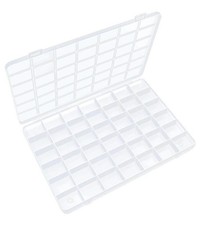 IOOLEEM 42 Grids Plastic Bead Organizer Box, Organizer Container Storage Box,...